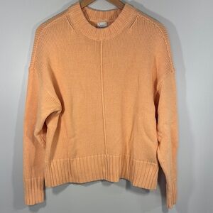 a new day Peach Knit Sweater Medium